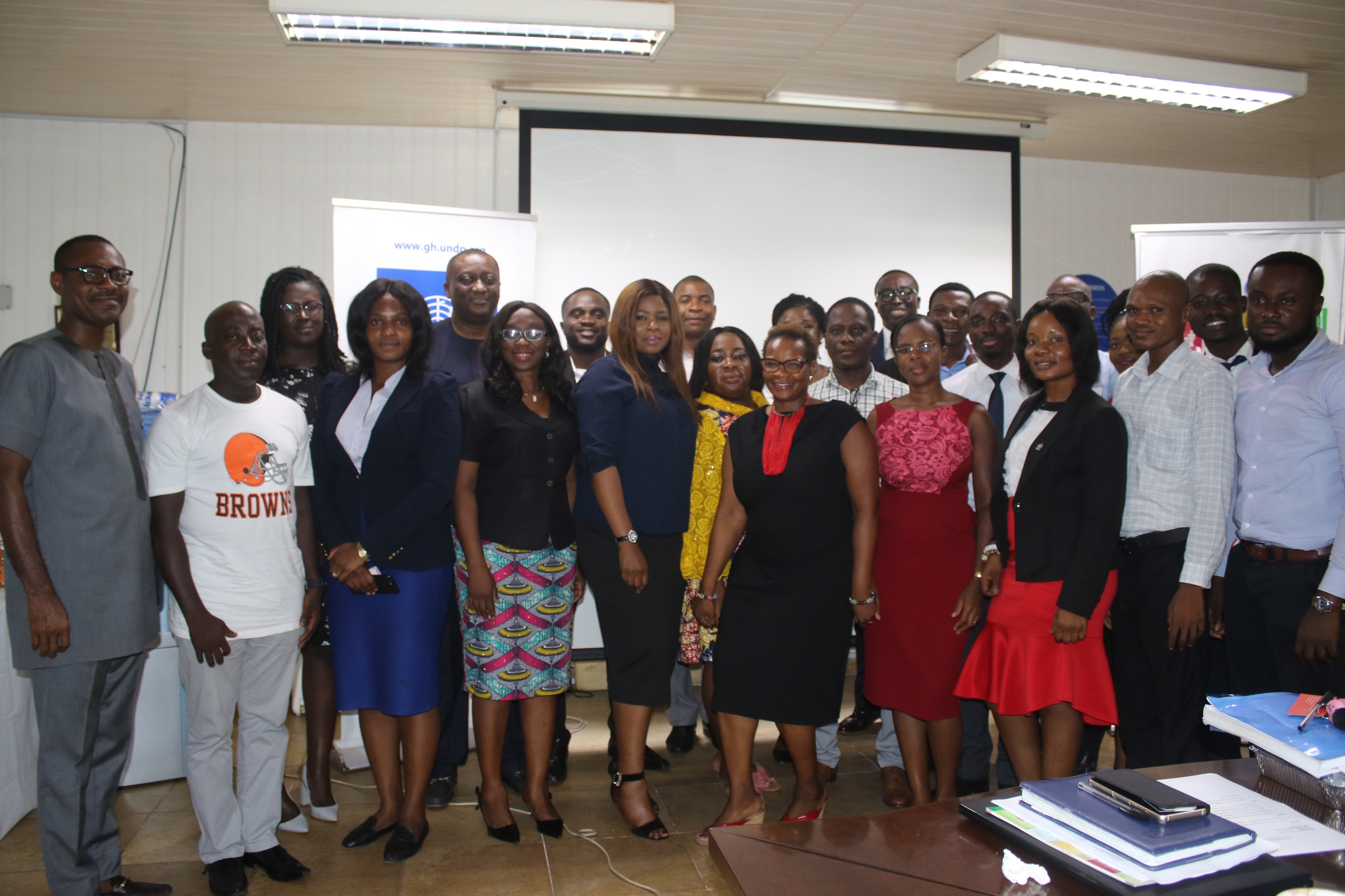 A group picture of all the participants of the Funding Space Ghana