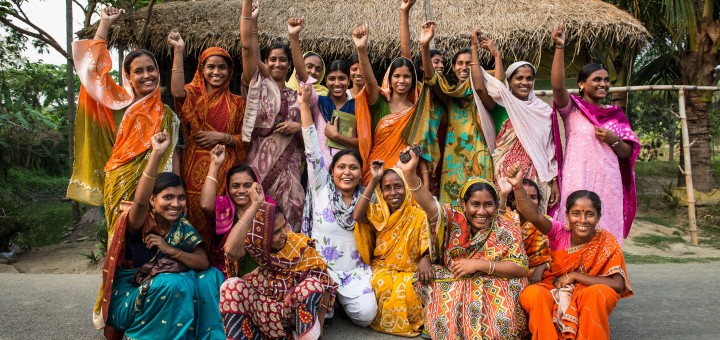 Women in West Bengal, India, are claiming their rights. Photo: Nicola Bailey/ActionAid